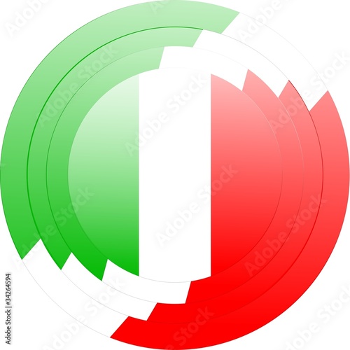 Logo bandiera italiana