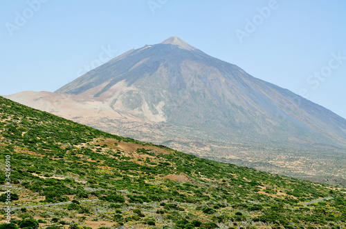 Mount Teide  in Teide National Park  Tenerife  Canary Islands  S