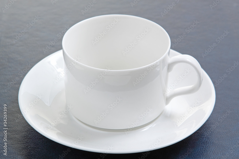 Perfect white coffee cup