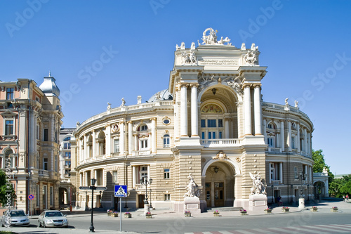 An opera theater is in city Odessa © Pavel Parmenov