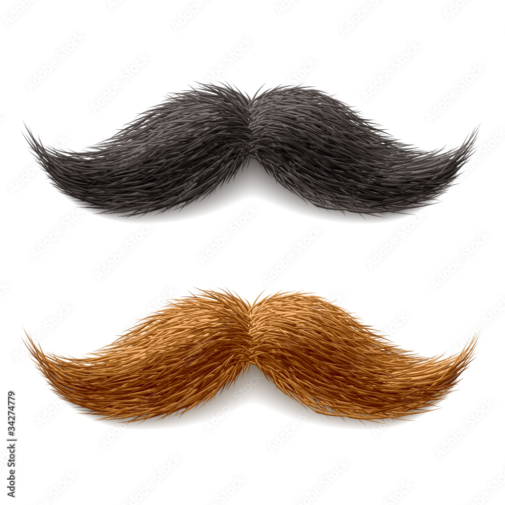 Fake mustaches
