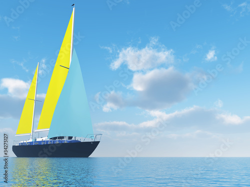 sailing vessel travelling o...