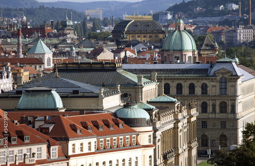 Prague - Old Town with historic buildings photo