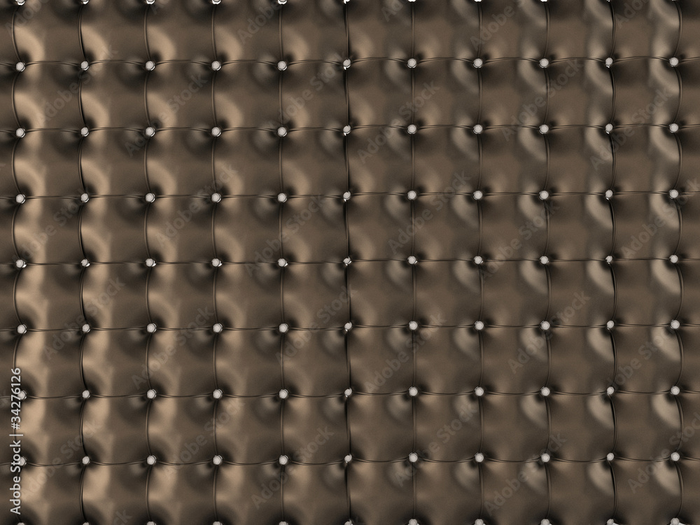 Luxury Brown leather background. Button Luxury Brown leather background. Button