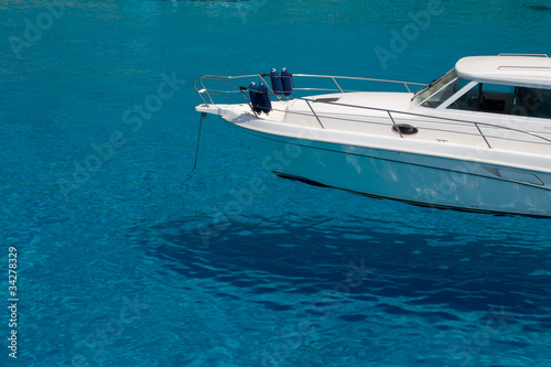 Boat on beautiiful water - Lampedusa, Italy © Dansar@live.it