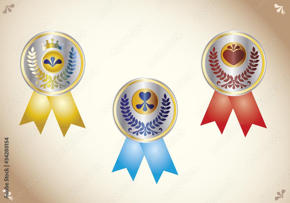 Três medalha