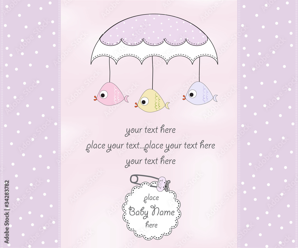 new baby girl shower card new baby girl shower card