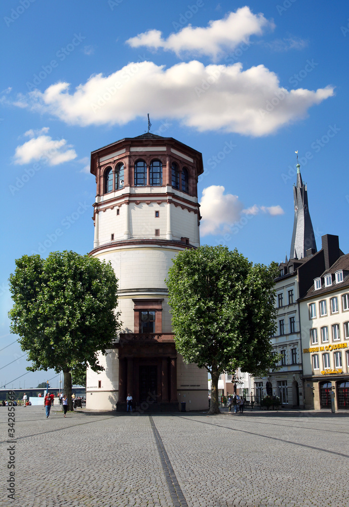 Obraz premium Schlossturm, Düsseldorf