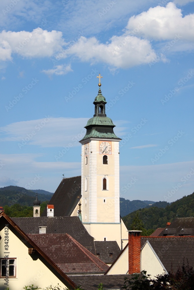 Fototapeta premium Grein, Austria