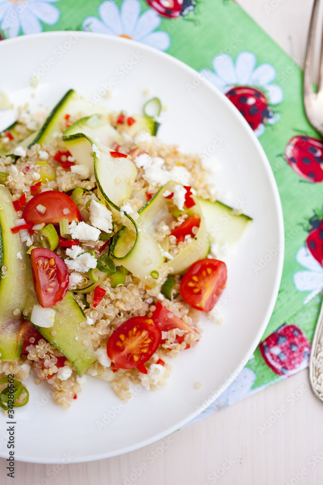 Healthy salad with quinoa Healthy salad with quinoa