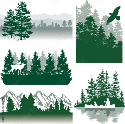 Mountains landscapes