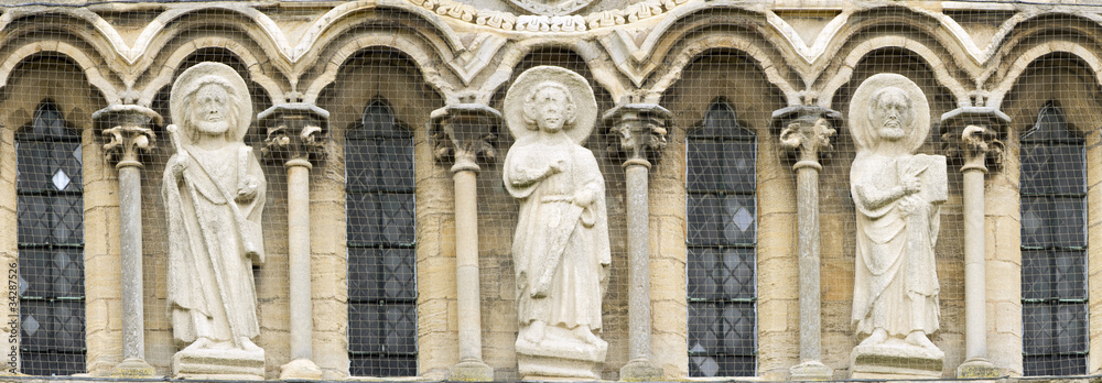 Peterborough cathedral west facade