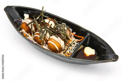 Octopus Balls, Japanese takoyaki balls photo