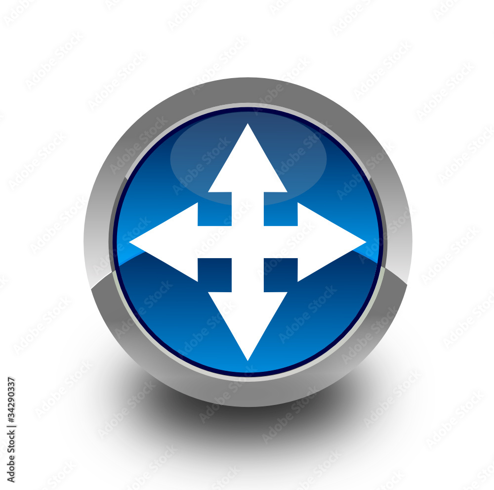 Move arrow glossy icon Move arrow glossy icon