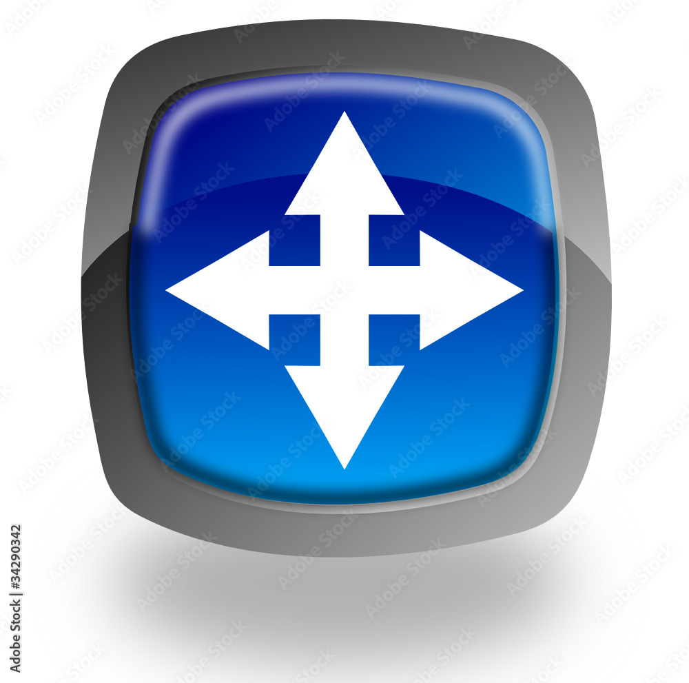 Move arrow glossy icon Move arrow glossy icon