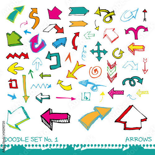 Doodle set 1 - arrows