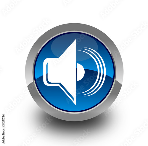 Volume glossy icon