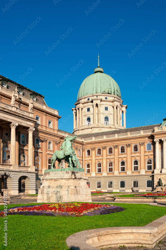 Royal Palace in Budapest, Hungary.