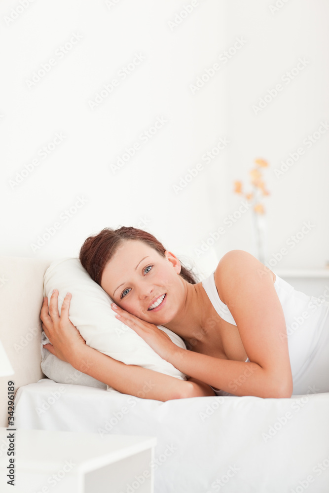 Obraz premium Close up of a smiling woman looking into the camera