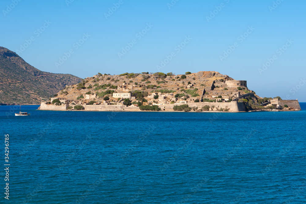 Spinalonga island. Crete, Greece