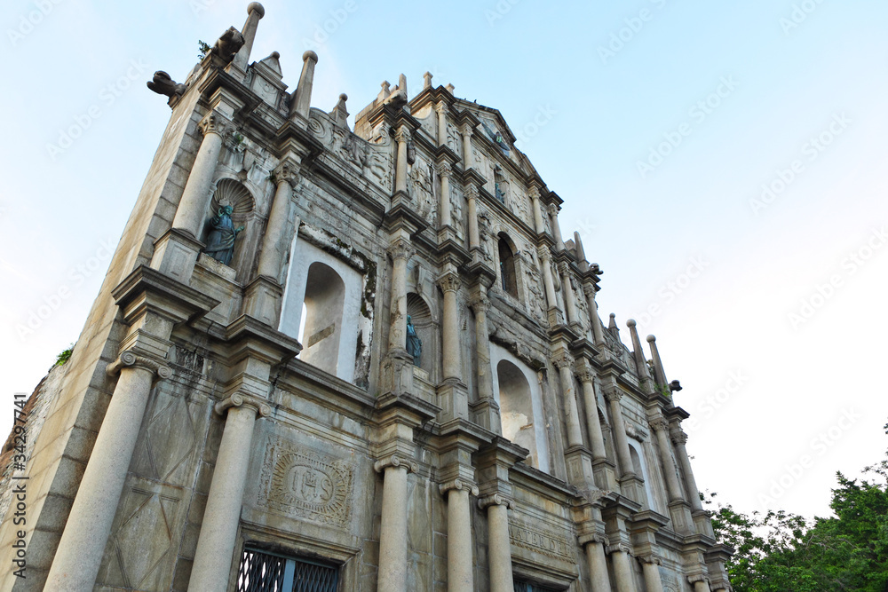 Saint Paul church in Macau