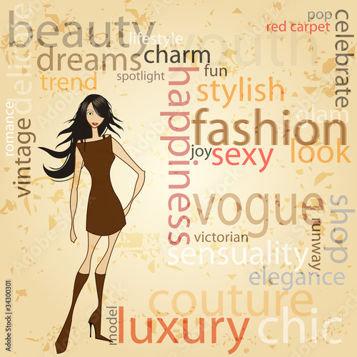 Sexy girl background