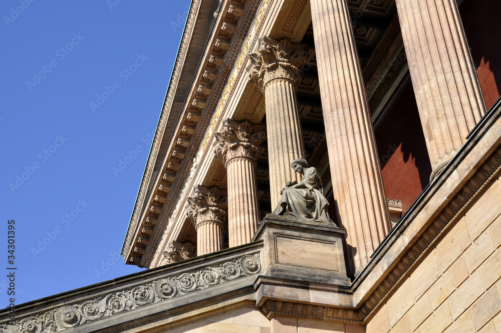 Berlin Alte Nationalgalerie Detail Berlin Alte Nationalgalerie Detail