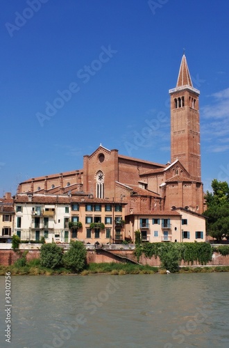 Santa Anastasia church in Verona Italy