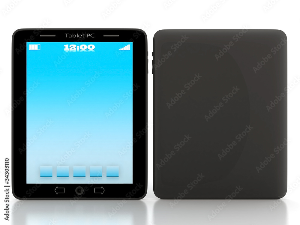 Image of computer technology on a white background isolated Image of computer technology on a white background isolated