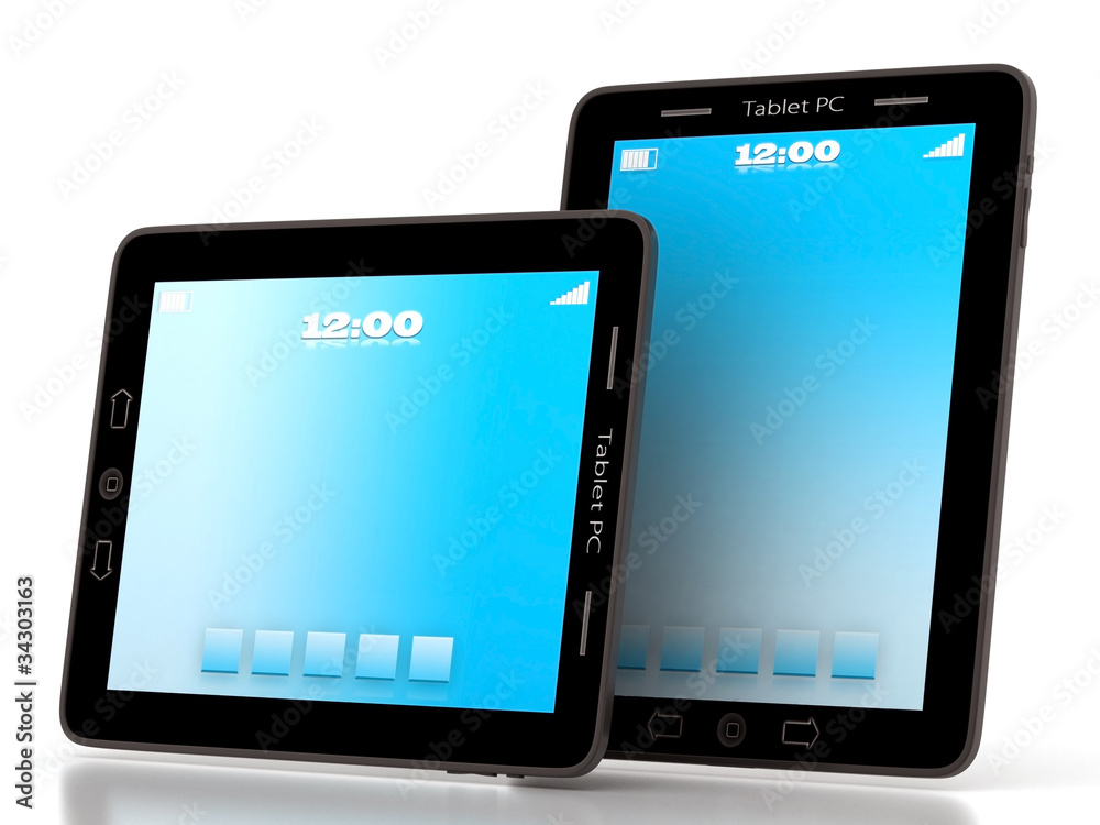 Image of computer technology on a white background isolated Image of computer technology on a white background isolated