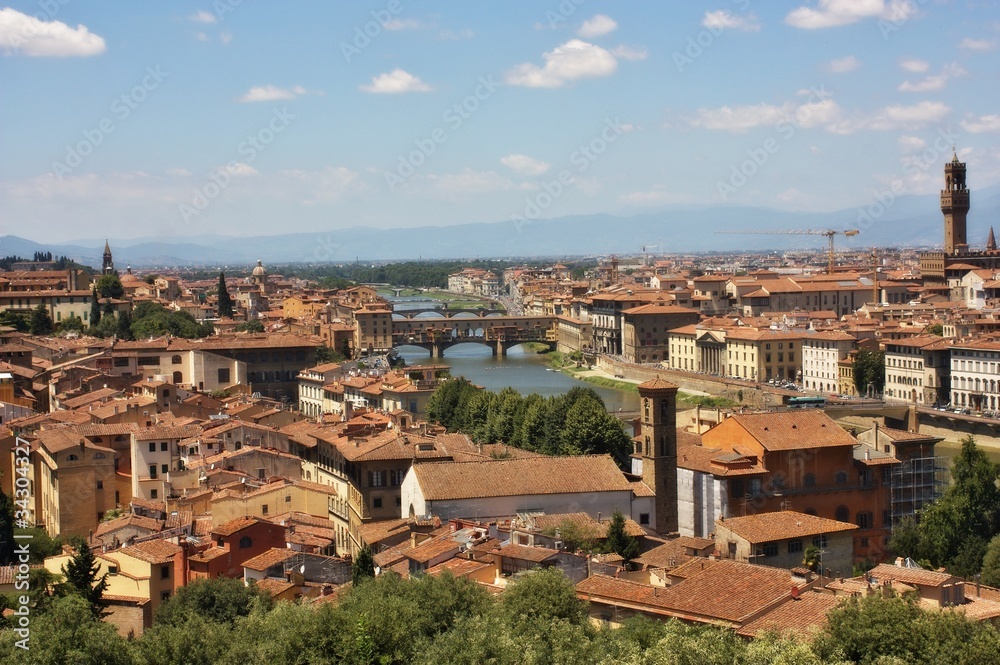 Florencia Italy city view