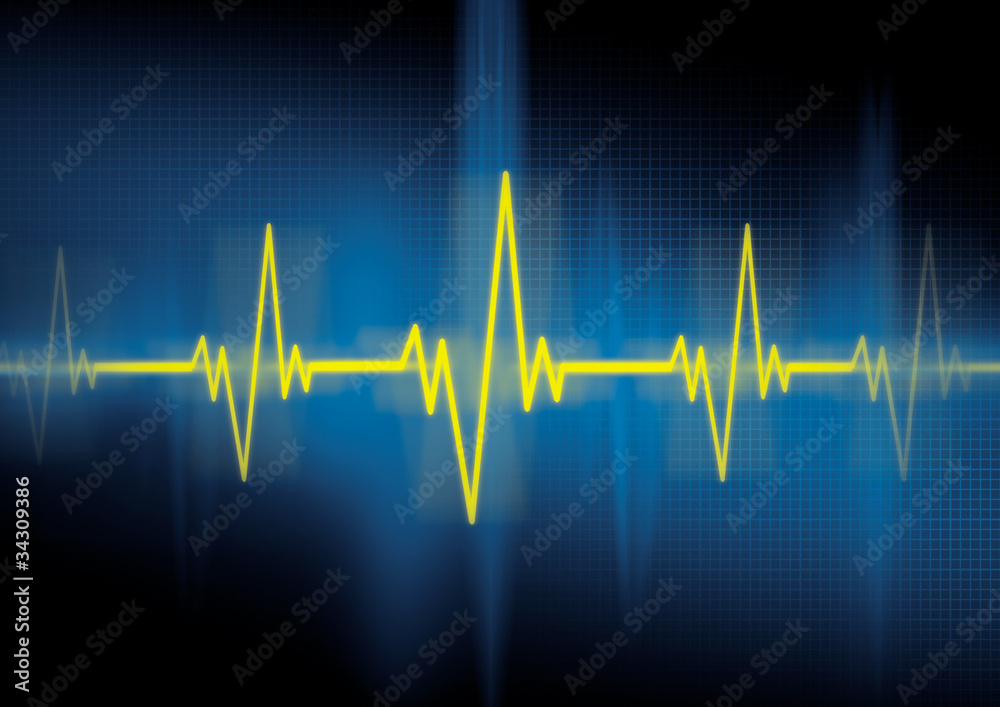 Fototapeta premium Heartbeat, cardiology