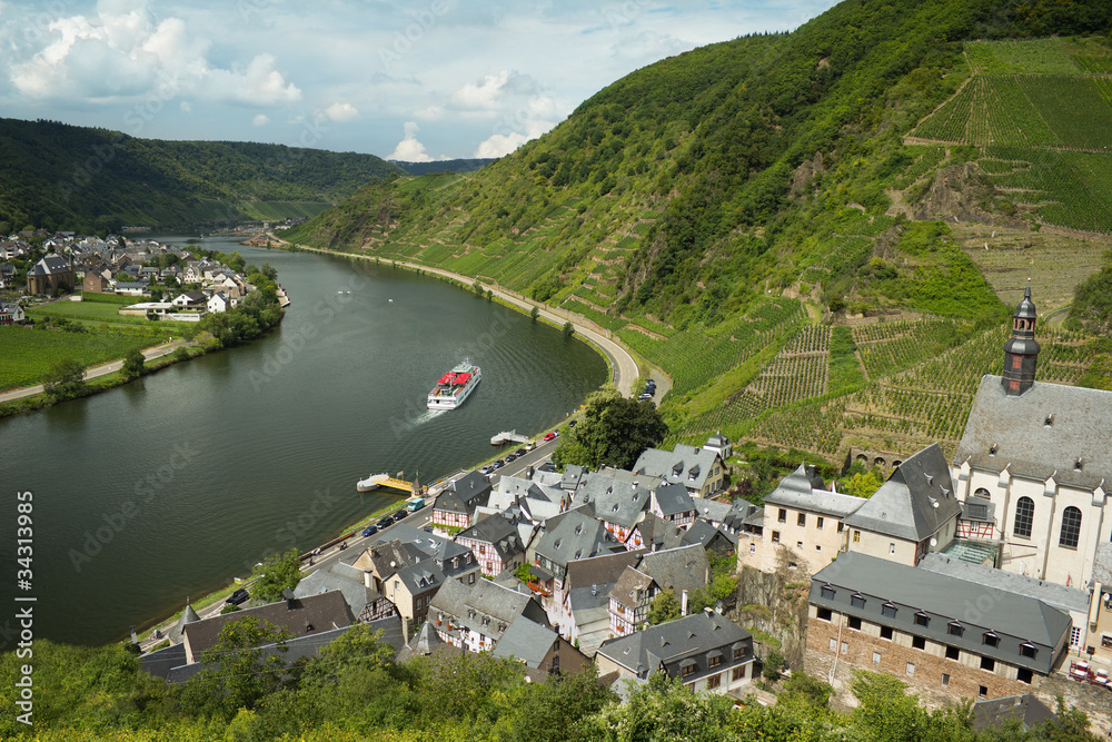 Mosel valley, Beilstein and Ellenz, Germany