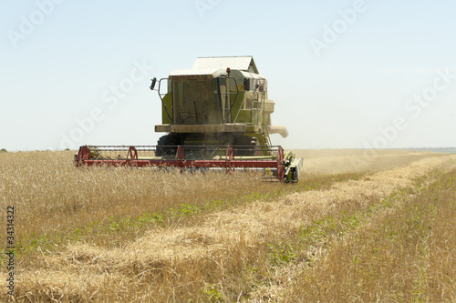 Cleaning grain harvesters