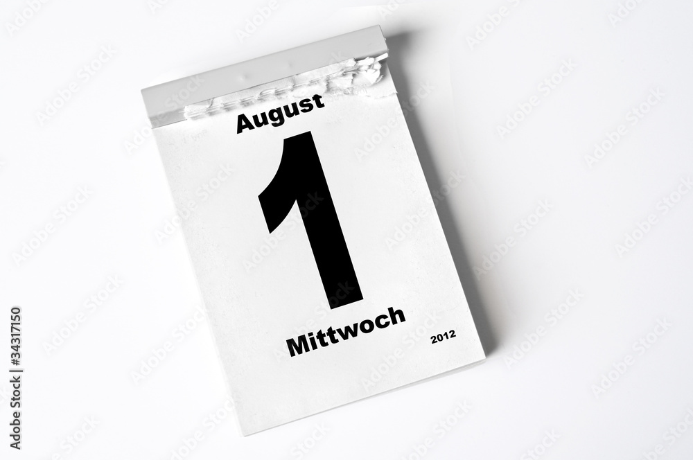 1. August 2012 1. August 2012