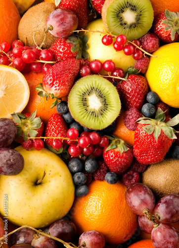 Fototapeta Naklejka Na Ścianę i Meble -  Mixed fruit - Frutta mista