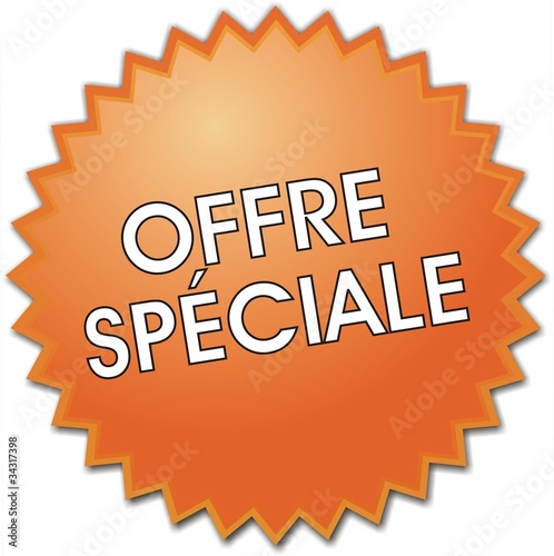 étiquette offre spéciale