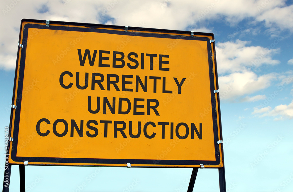 Website Under Construction Sign