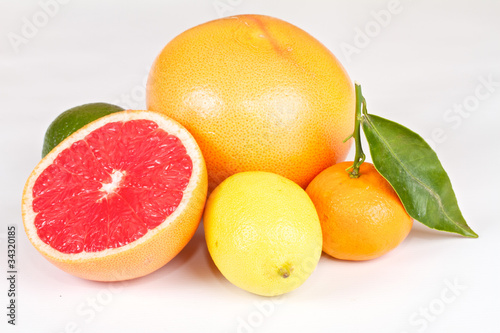 Fresh juicy grapefruits