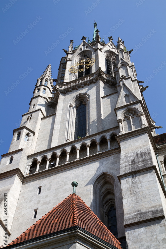 Die historische Paulskirche in München, Bayern