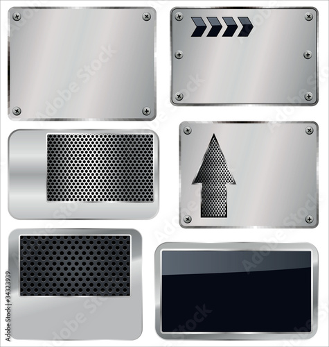 perforated metal background