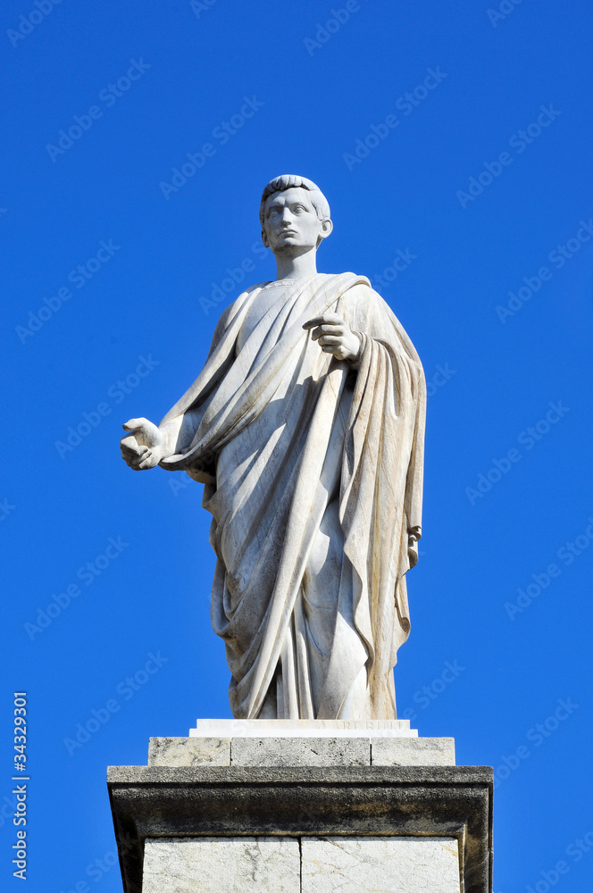 statue of Caesar Augustus in Tarragona, Spain