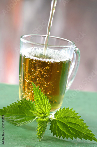 Fotografia tisane d'orties