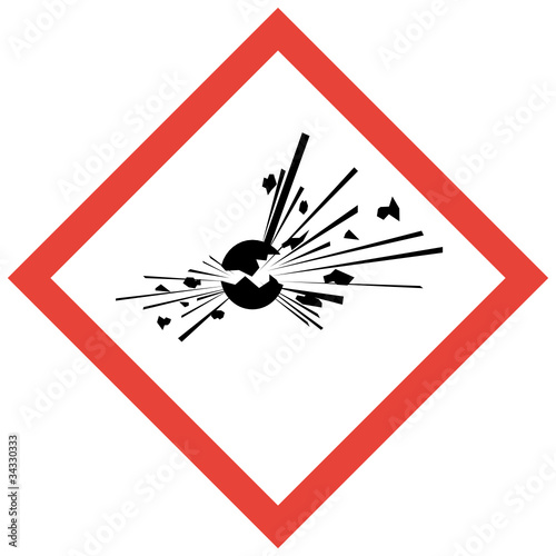 GHS Kennzeichen Explosionsgefährlich Explosivstoffe