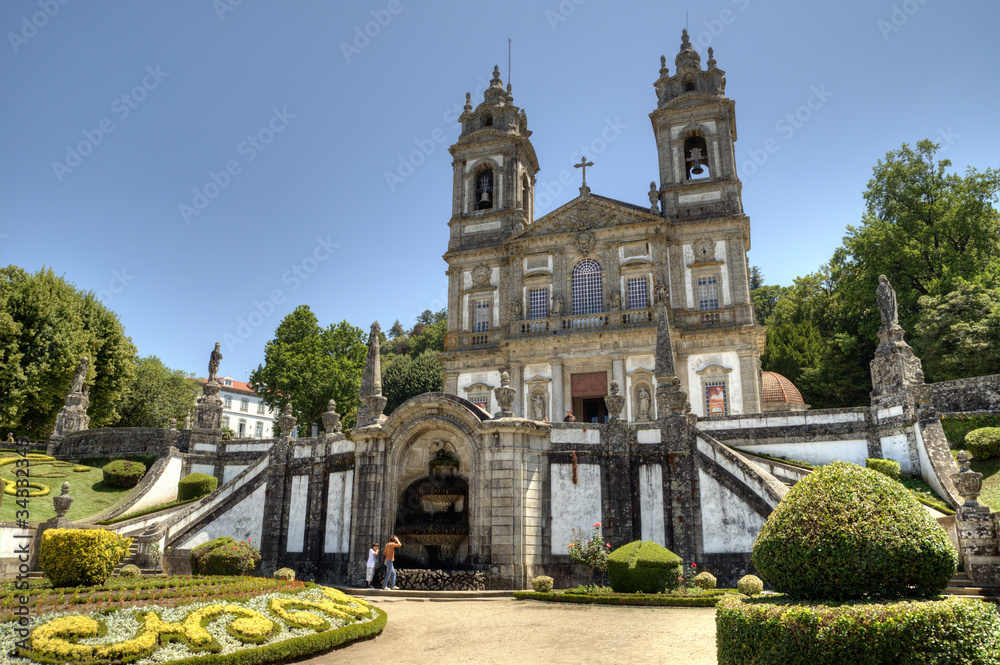 Bom Jesus Garden, Braga, Portugal.