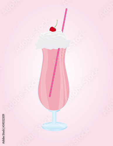 milk shake vector