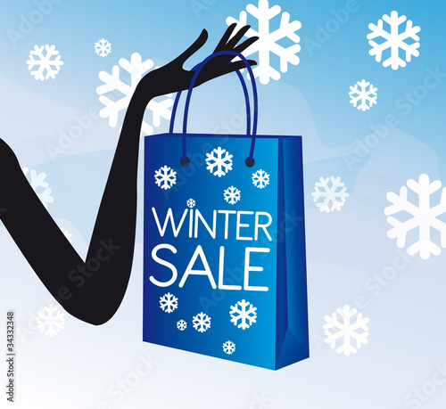 winter shopping sale