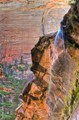 Weeping Rock in Zion Canyon
