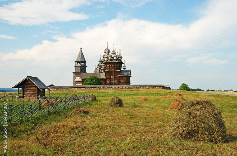 Wooden churches on Kizhi Island, Russia
