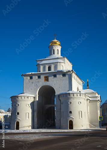 Golden Gates of Vladimir in winter